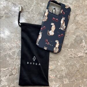 Iphone 14 pro max Burga Case. Like new condition. Comes with original pouch